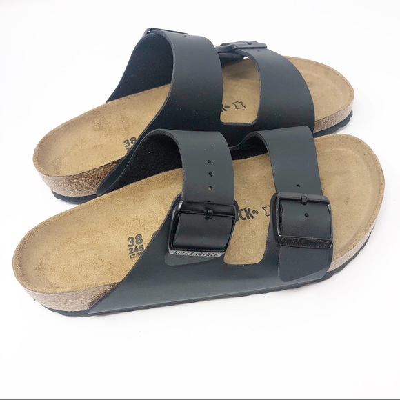 Birkenstock Arizona Black Sandals Shoes - Picture 3 of 8